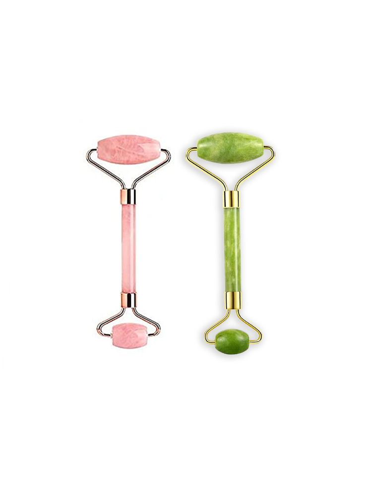 Getmecraft Jade Face Roller And Rose Quartz Facial Roller Set-picture-17
